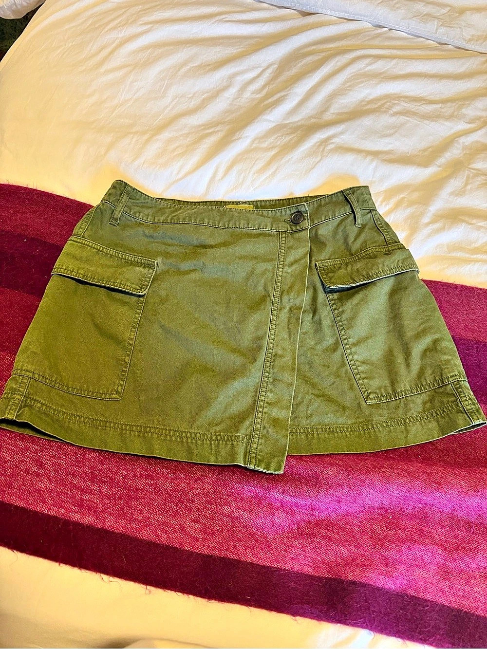 🔸BOGO FREE 🔸 Universal Thread Cargo Utility Skort Green Size 10